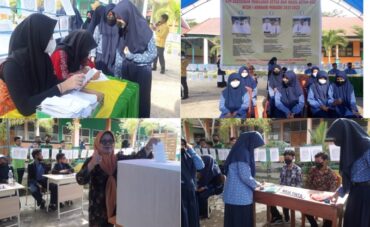 Layaknya Pemilu, Begini  Serunya  Pemilihan  Ketua Dan Wakil Ketua Osis MTsN 1 Kendari.