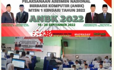 PELAKSANAAN ASESMEN NASIONAL BERBASIS KOMPUTER (ANBK) MTSN 1 KENDARI TAHUN 2022