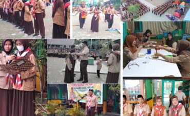 Kemah Blok Kelas VII Gelar di Lingkungan MTsN 1 Kendari