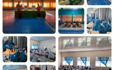 Proyek Penguatan Profil Pelajar Pancasila (P5) Suara Demokrasi Pemilihan Ketua dan Wakil OSIM MTsN 1 Kendari.